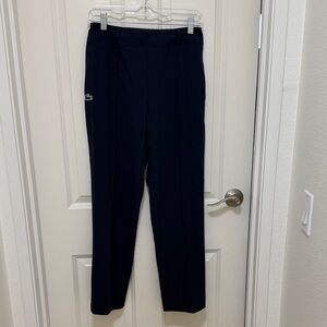 Lacoste Dark Blue Trousers with Iconic Logo